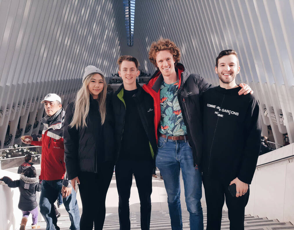 Group of interns smiling