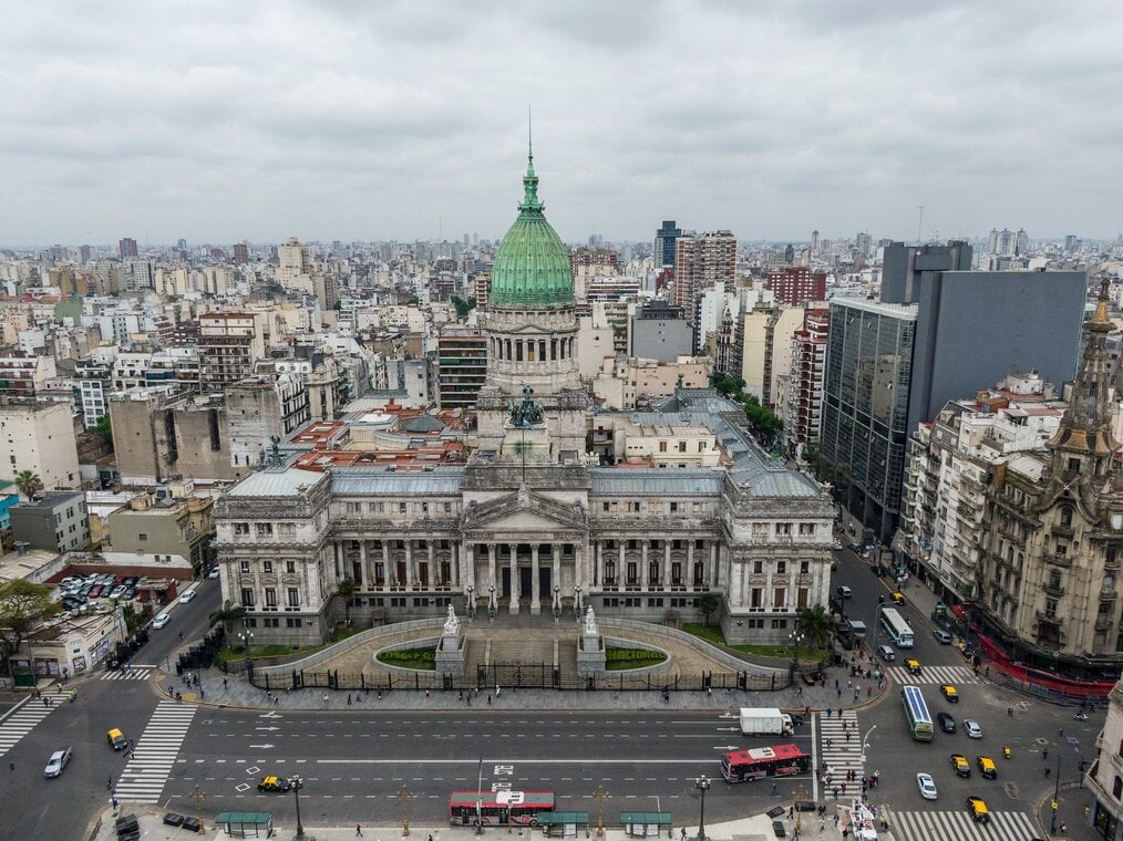 A view of Buenos Aires, Argentina.