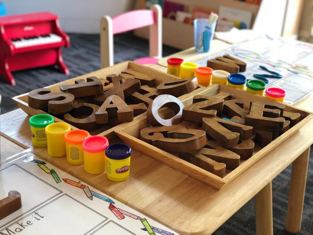 Photo by Gautam Arora on Unsplash Wooden letters on a desk.