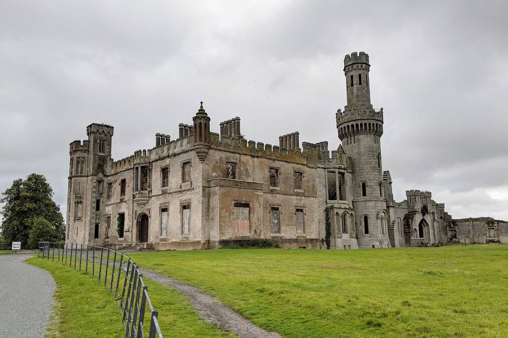 Duckett's Grove castle in Carlow, Ireland.