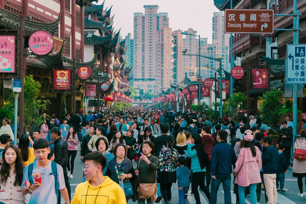 Photo by Javier Quiroga on Unsplash A busy street in a Chinese city.