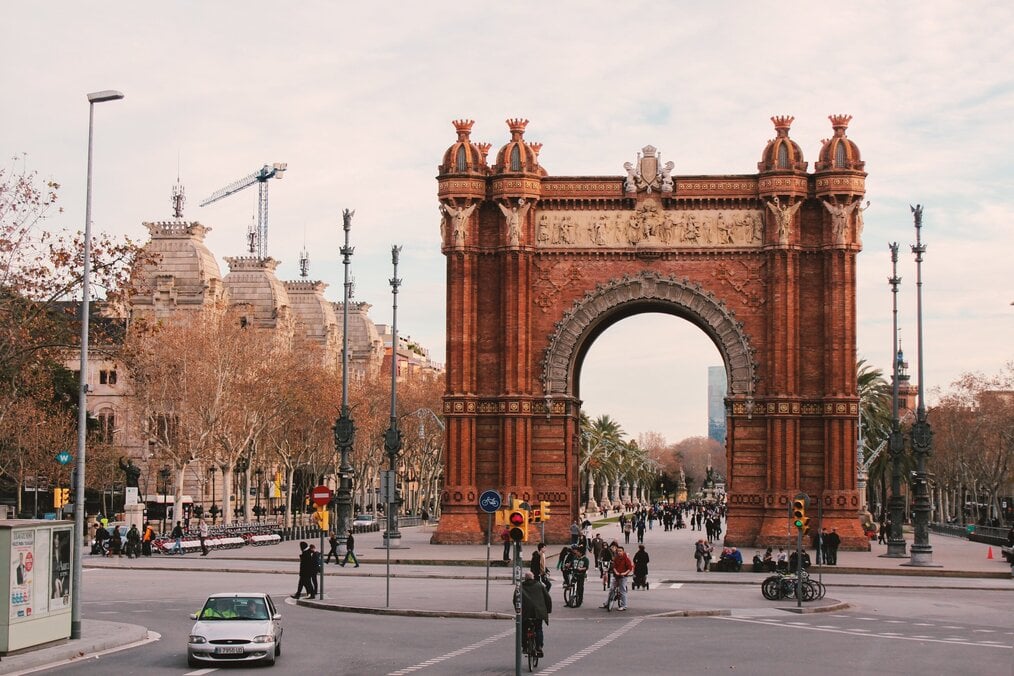 Photo by Kristina Skoreva on Unsplash An archway on the street in Barcelona.