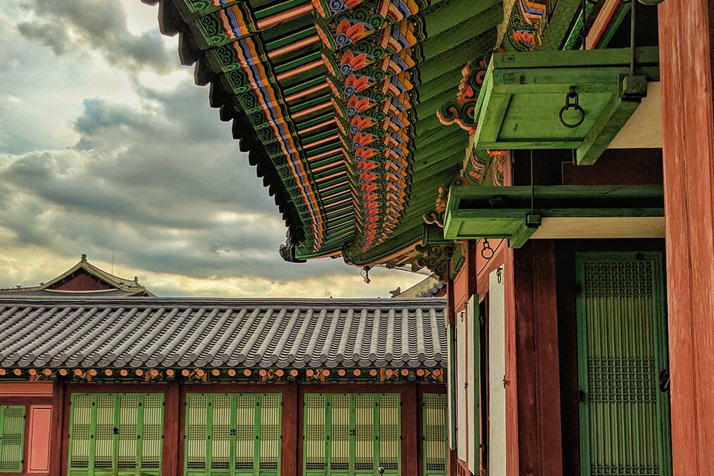Photo via unsplash A temple in Korea