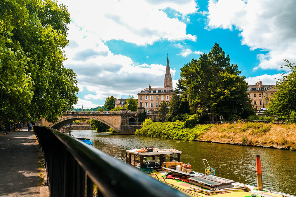 Boat in river