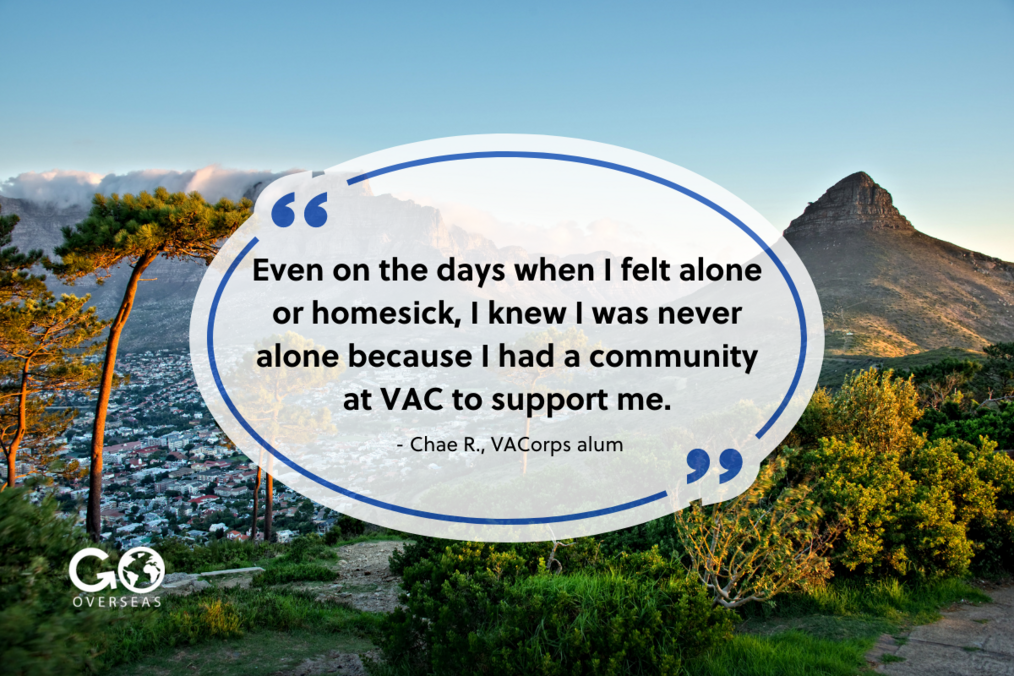 Quote over a drone shot of Cape Town, South Africa.