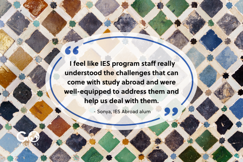 Image of Granada with quote overlay