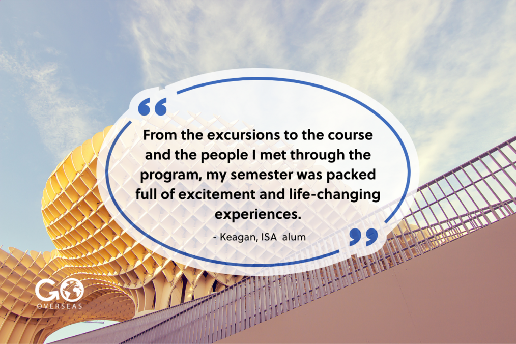 Image of Seville with text overlay