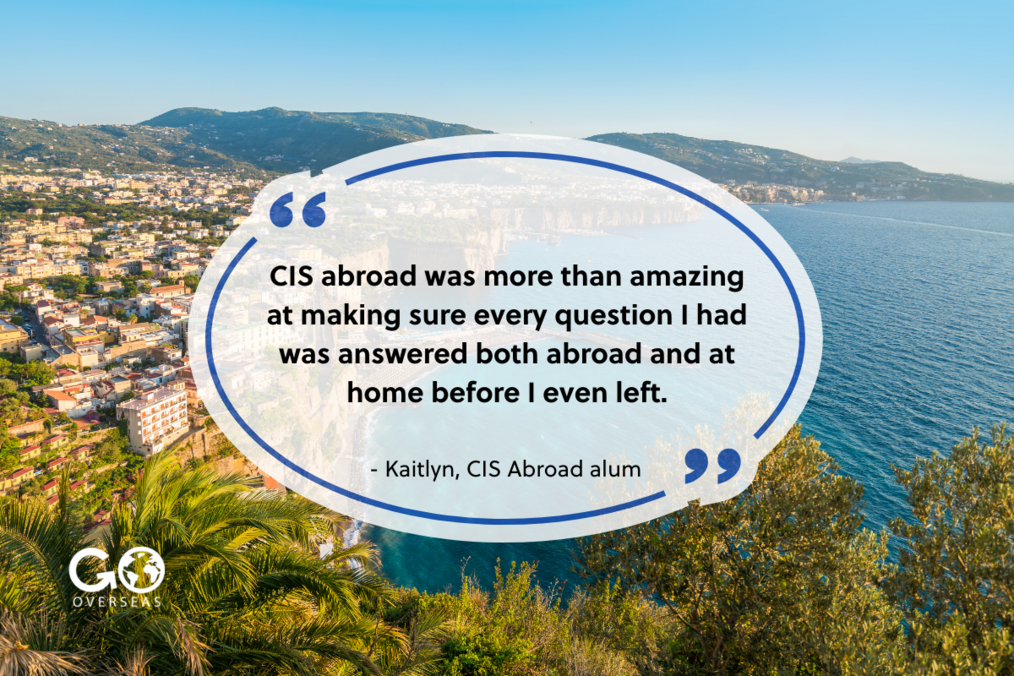 CIS Abroad quote graphic