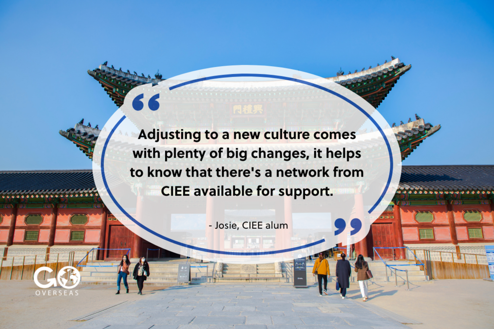 Korean Temples and quote from CIEE alum
