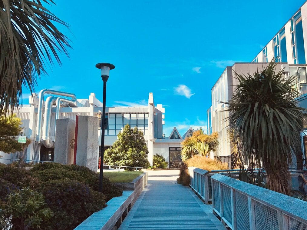 The Massey University campus in New Zealand.
