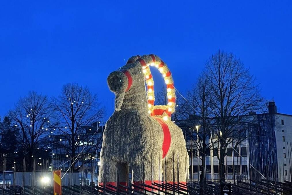 The Christmas goat of Gävle
