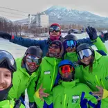 Ski instructors in Niseko, Japan