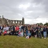 LISS students at Bolton Abbey in the Yorkshire Dales