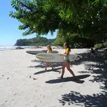 spanish and surfing samara beach costa rica