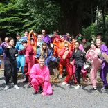 World Campus - Japan Participants in Ninja Training