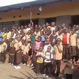 Simoonga Thandizani Trust School Students at the assemble point