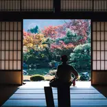 View of Japanese Garden from Tatami Room