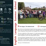 English language summer school