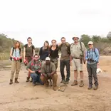 French Vet Students Volunteering at Modgaji Conservation