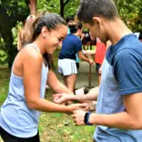 Students practicing scenarios in Costa Rica. 