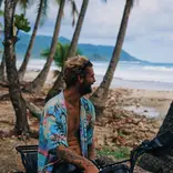 Guy on the beach