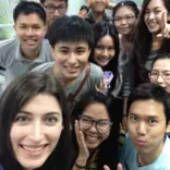 TEFL teacher with students