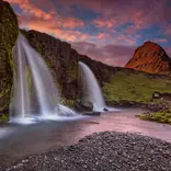 Iceland Landscape Waterfall