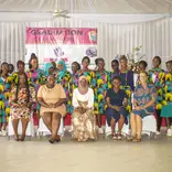 group of girls and management 