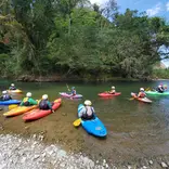 Whitewater kayaking