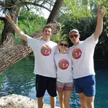 Harry, Carolina and Will at Las Estacas natural park