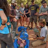 Students get Wilderness First Responder Certified