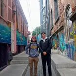 Intern exploring Chilean culture and local landmarks while completing an internship in Chile