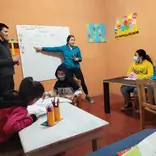 Volunteers Teaching English