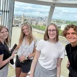 Students on the London Eye