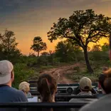 group of volunteers going for a safari ride in South Africa