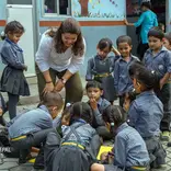 Creative arts, teenage and high school volunteering work in Nepal