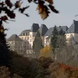 Picturesque view of Château de Wiltz 