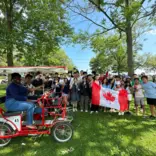 Canda Flag Gathering