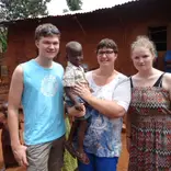 Volunteer from Holland at Home of Grace.