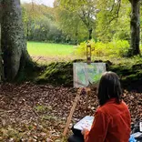 Painting outdoors