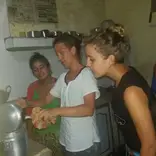 ana maria expirence Nepali food