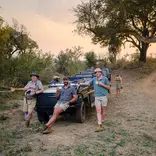 The Bushwise 60-day students taking a relaxing coffee break.