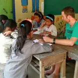 Teacher in classroom