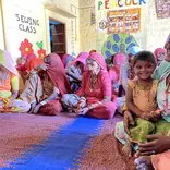 Women in the Empowerment Center in Setrawa 