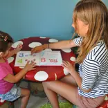 English assistant with kid