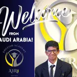 Student from Saudi Arabia at AIR1 ENGLISH ACADEMY in uniform