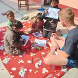 Teaching English at Orphanage