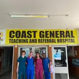 Go Elective Nursing Internship students at the Coast Teaching and Referral Hospital in Mombasa Kenya.