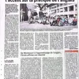Our interns in Cluses making headlines