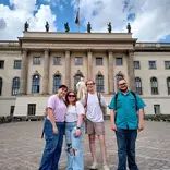 Four students in Berlin, Germany